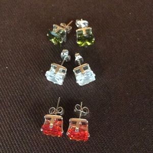 Fashion Stone Necklace and Earring Bundle